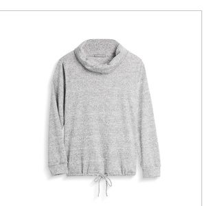 Loveappella drawstring turtleneck